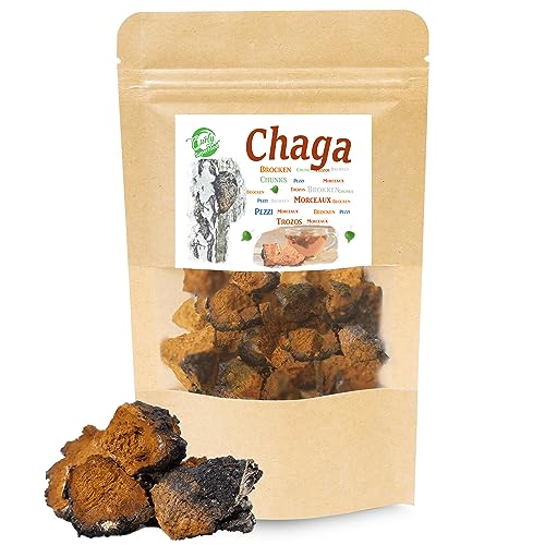 Curly Superfood Chaga Pilz Produkte
